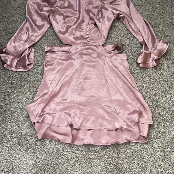 RAHI Luster Champagne Minidress Size XL - Picture 3 of 13